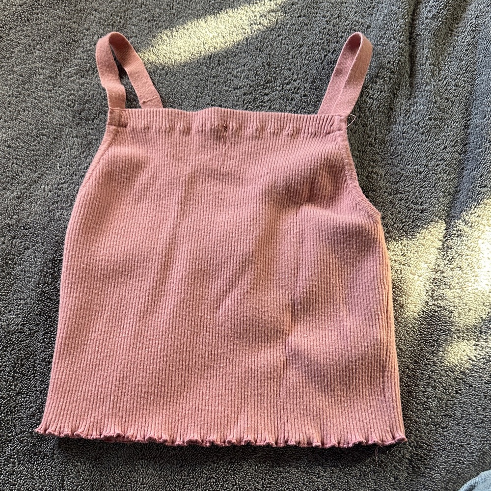 Forever 21 Mauve Ribbed Camisole